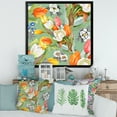 thumbnail image 3 of Designart 'Blooming Orange and White Tulips II' Traditional Framed Art Print, 3 of 4