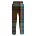 thumbnail image 5 of Stamzod Men's Cotton Pajama Pants Funny Plaid Colorblock Lounge Pants Soft Comfortable Sleepwear Elastic Waist Loose Fit Pj Pants for Men on Sale, 5 of 6
