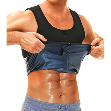 Fajas Para Hombres Sweat Shirt With Waist Trainer Zipper Neoprene