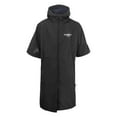 thumbnail image 1 of LOVIVER Parka de Natation Imperméable Coupe-Vent de Plage Poncho de Surf Noir, 1 of 8
