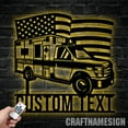 thumbnail image 3 of Craftnamesign Custom US Ambulance Metal Sign LED Light, Ambulance Driver Name Sign, Ambulance Decor, 3 of 5