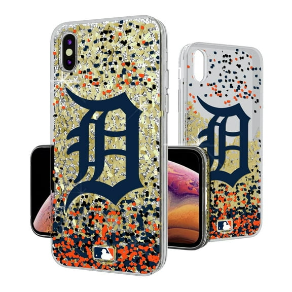 Detroit Tigers Glitter Confetti iPhone Case