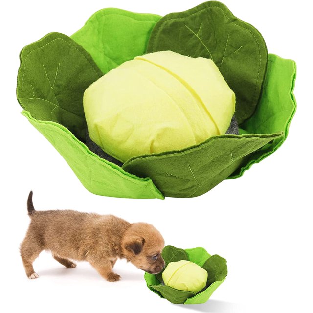 Juguete interactivo para perros, tapete de excavación para perros pequeños, tapete lavable para perros, juguetes de rompecabezas para perros, juguetes para cachorros y gatos (32 * 32 cm)
