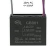 thumbnail image 5 of Uxcell 4/4.5/5uF 250V AC 4 Wires CBB61 Ceiling Fan Capacitors 2 Pack, 5 of 7