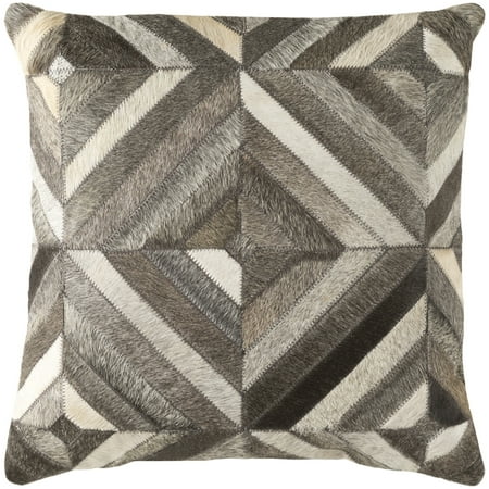 18 Brown And Beige Intricate Patterned Square Throw Pillow Cover