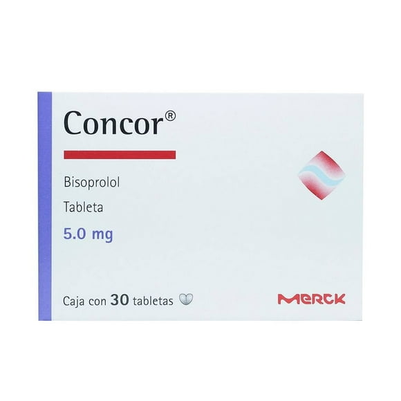 Concor Bisoprolol 5 mg 30 tabletas