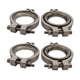 thumbnail image 1 of Bridas / Abrazaderas de Banda en V Cola de acero Inoxidable 4 Piezas para Kit de banda en V Wastegate, 1 of 7