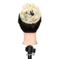 thumbnail image 2 of Synthetic Messy Elastic Hair Bun Extensions Short Curly Chignon Tousled Updo Hairpieces, 2 of 7