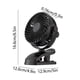 thumbnail image 2 of Ventiladores para los Ventiladores Del Dormitorio Están en Todas Partes, Flujo de Aire Potente, Oscilación Silenciosa, Ventiladores de Escritorio, Ventiladores Del Dormitorio, Inclinación Ajustable De, 2 of 6