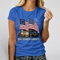 thumbnail image 2 of DHFJKG 250Th Anniversary USA Shirts For Women Short Sleeve Graphic Tees Independence Day 4Th Of July T Shirt, 2 of 4