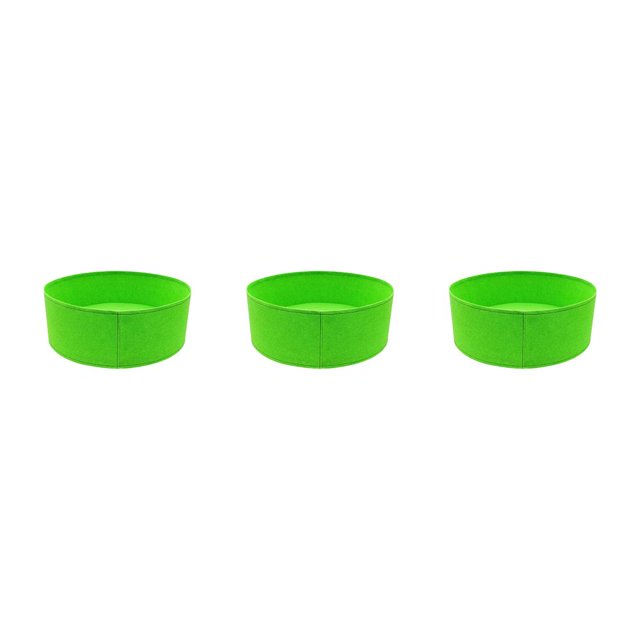 Yuarrent Contenedor de cultivo de flores redondas para cama de jardín, conveniente, transpirable, no tejido, accesorios para macetas, maceta Type1 NO1