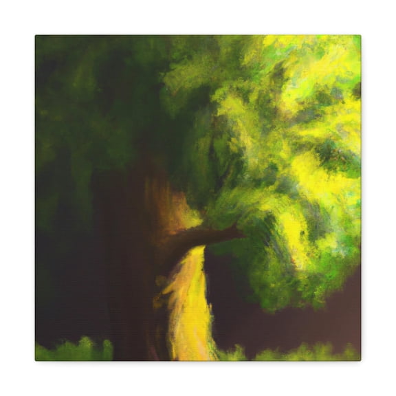 Elm in Abstract Form - Canvas