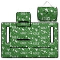 thumbnail image 5 of Xixirimido Quilted Golf Cart Seat Blanket Universal Heavy Duty Golf Cart Seat Cover Towel for EZGO Yamaha Club Car & More 2-Seater Carts Foldable Seat Covers, Golf Ball Club Stars Green, 5 of 8