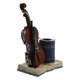 thumbnail image 4 of Retro Violin Resin Pen Holder, Creative Music Theme Desktop Organizer for Pens and Makeup, Stylish Decorative Brush Holder for Home and Office, 4 of 5