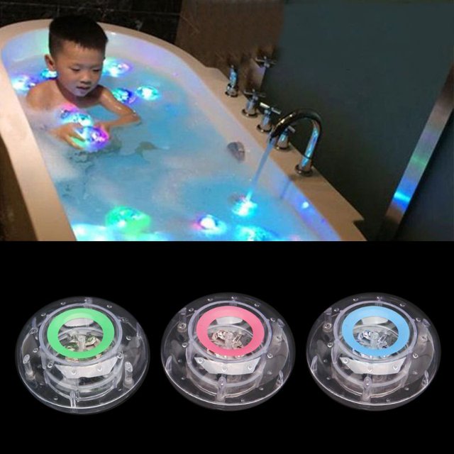 Bathroom LED Light Kids Color Changing Ball Toys Waterproof In Tub Bath Time Fun 1 pieceGreenUnited States He Qiyong unisex