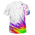thumbnail image 3 of Blczomt Mens T-Shirts Trendy Casual Purple Short Sleeve Crew Neck Tie Dye T Shirt Xl, 3 of 3