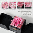 thumbnail image 2 of Otuo Preserved Roses Gift Jewerlry Box, Real Eternal Rose Flower with Necklace and Led Mood Light, Gifts for Girlfriend, Mom, Women, Wife, Mother's Day, Birthday, Valentine's Day (Pink), 2 of 7