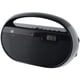 thumbnail image 1 of GPX, Inc. R602B Radio AM/FM portátil con reloj digital y entrada de línea (negro), 1 of 2
