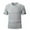 Gray, variant on Save 65% Instantly!Suumer Plus Size Shirts for Mens Fshion Solid Color Short Sleeved Outdoor Running Sports Breathable Short Sleeve