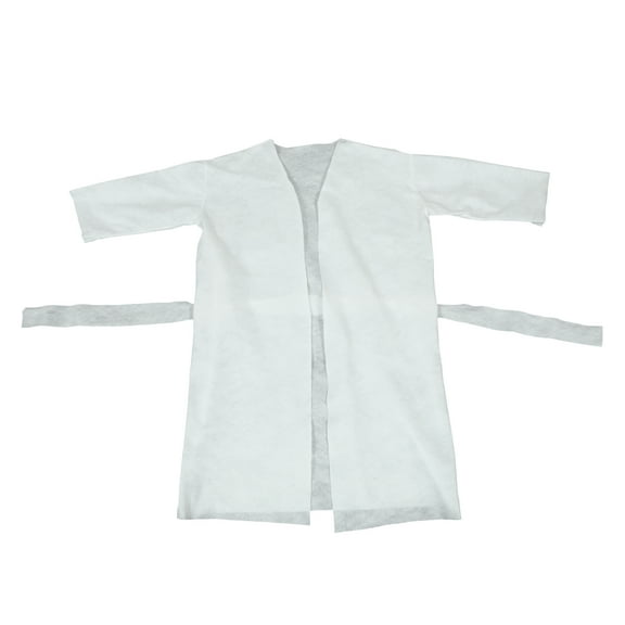 MUSEYA Bathrobe Cotton White 1Pcs for Hotel Use Hygienic
