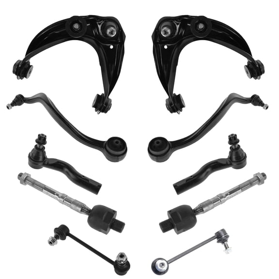 TRQ Suspension Steering Control Arm Tie Rod Sway Bar Kit Set 10 pc for Mazda 6 PSA58872