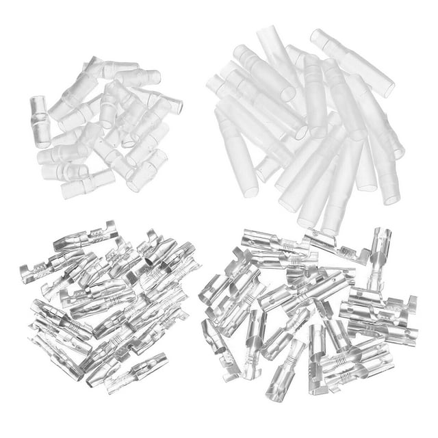 Conector de terminales electricos shamjiam 200 piezas 4mm