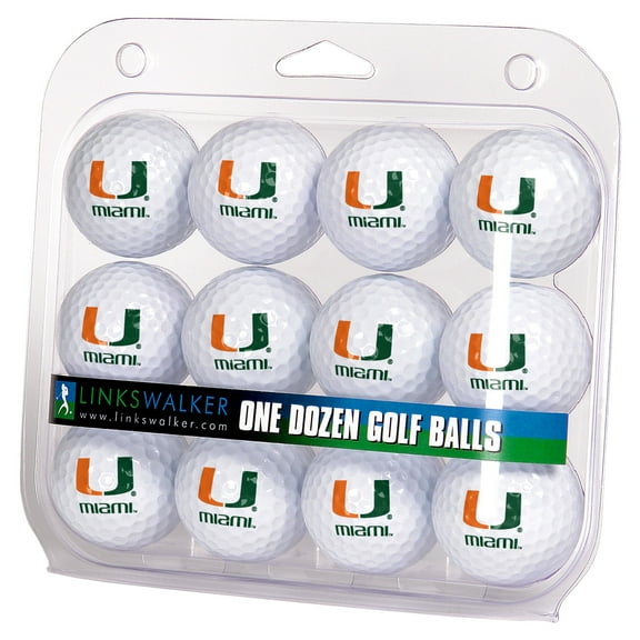 LinksWalker Marquette Golden Eagles Golf Balls, 12 Pack
