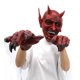 thumbnail image 2 of Máscara de disfraz de demonio rojo aterrador, máscara de diablo de terror para cosplay de película para hombres, disfraz de Halloween, accesorio de fiesta, máscara de fantasma, 2 of 5