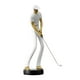 thumbnail image 3 of Figura de golf, escultura moderna de resina, ideal para el hogar, la oficina, la sala de estar y los amantes del golf. Blanco C, 3 of 9