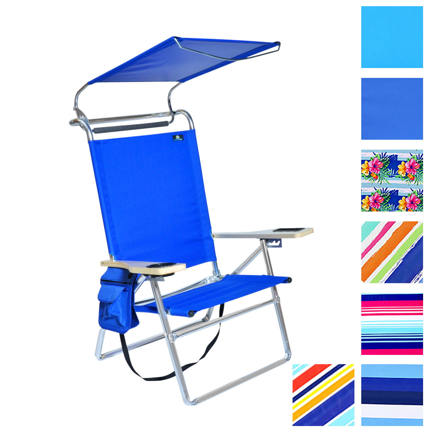 lightweight beach chair with canopy