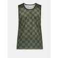 thumbnail image 3 of No Boundaries Men's & Big Men's Solid and Printed Mesh Tank Top, Sizes XS-5XL, 3 of 5