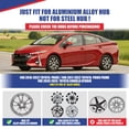 thumbnail image 2 of (Set of 4)15 inch Hubcaps for Toyota Prius/Prime 2016-2022,Wheel Rim Hub Cap Replacement Corolla Hybrid 2020-2024,ABS+PC Material,Chrome, 2 of 7