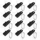 thumbnail image 1 of Clips de 48 piezas con mosquetón - Agarre de bloqueo resistente Tornillo de pulgar Clip de abrazadera de tienda de campaña para toldos Camping al aire libre Caravana Toldos Coche, 1 of 5