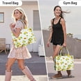 thumbnail image 6 of Large Capacity Tote Bag,Yellow Lemon Fruit Sunflowers White Pattern Handbag Fashion Luxury Tote Bag,15.7"x13"x 5.1" Inches,Laptop Compatible, 6 of 6