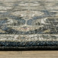 thumbnail image 3 of HomeRoots Charcoal Blue Gold Rust And Beige Oriental Power Loom Stain Resistant Runner Rug, 3 of 10