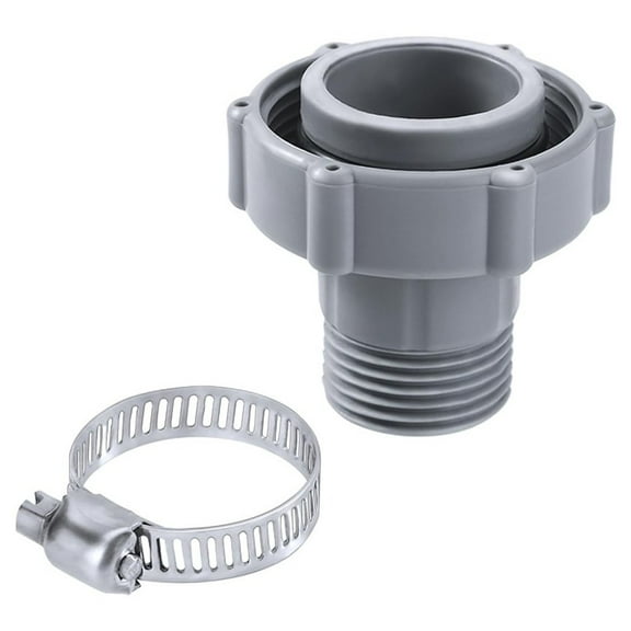 RichLink Swimming Pool Drain Plug Connector Hose Adapter with Clamp For Coleman P6 Series 1pc