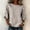 Khaki, variant on Summer Tops for Women 3/4 Sleeve Round Neck Cotton Linen Shirts Casual Soft Loose Fit Retro Floral Print Lightweight 2026 Boho Casual Office Tunic Blouses Flowy Spring Summer Daily Wear, Sky Blue 2XL