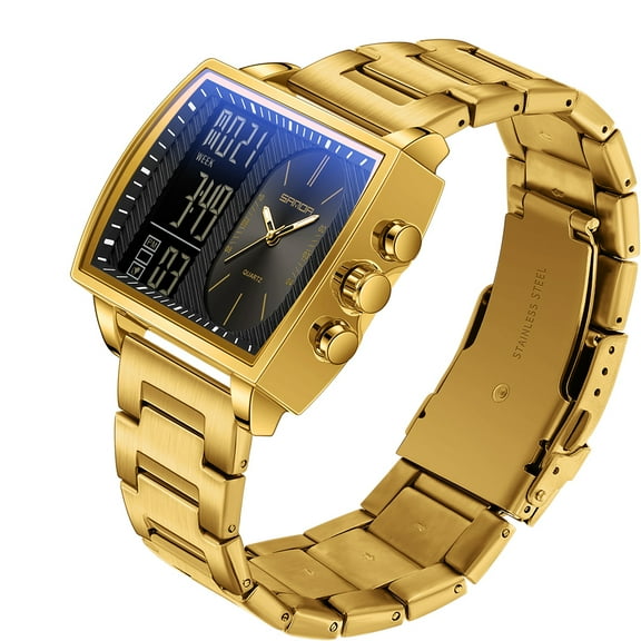 Men's Watch Waterproof Digital Sport Watch Military Digital Watches for men Alarm Back Light Classic Large face Watch