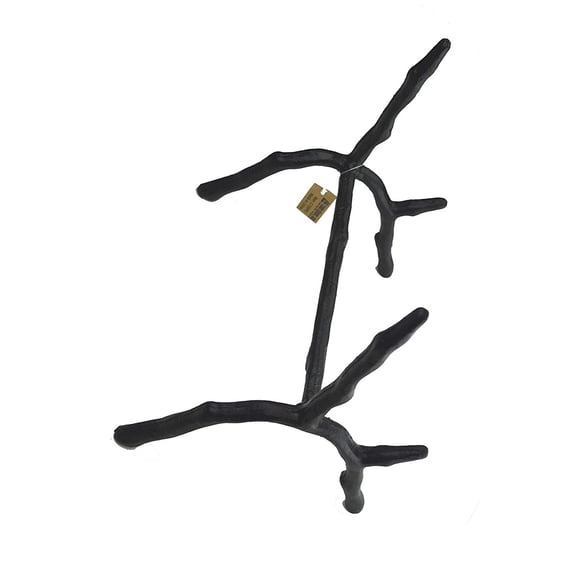 Lulu Decor, Cast Iron Branch Style Book Holder, Easel, Picture Holder, Picture Display, Cook Book Holder, Bible Stand, Antique Black (Branch Easel CI20)