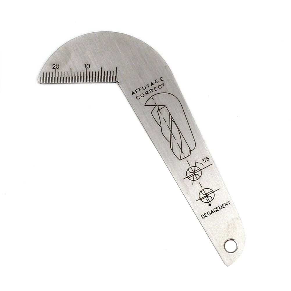 Drill Bits Angle Gage Center Gauge for 118 Degree Sharping Tools 