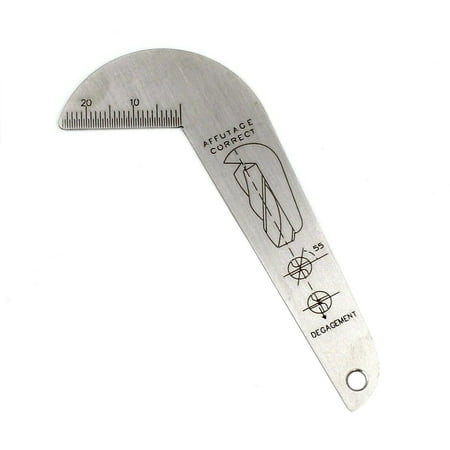 

Sharpening 118 Degree Drill Bits Angle Gage Stainless Steel Measuring Tool