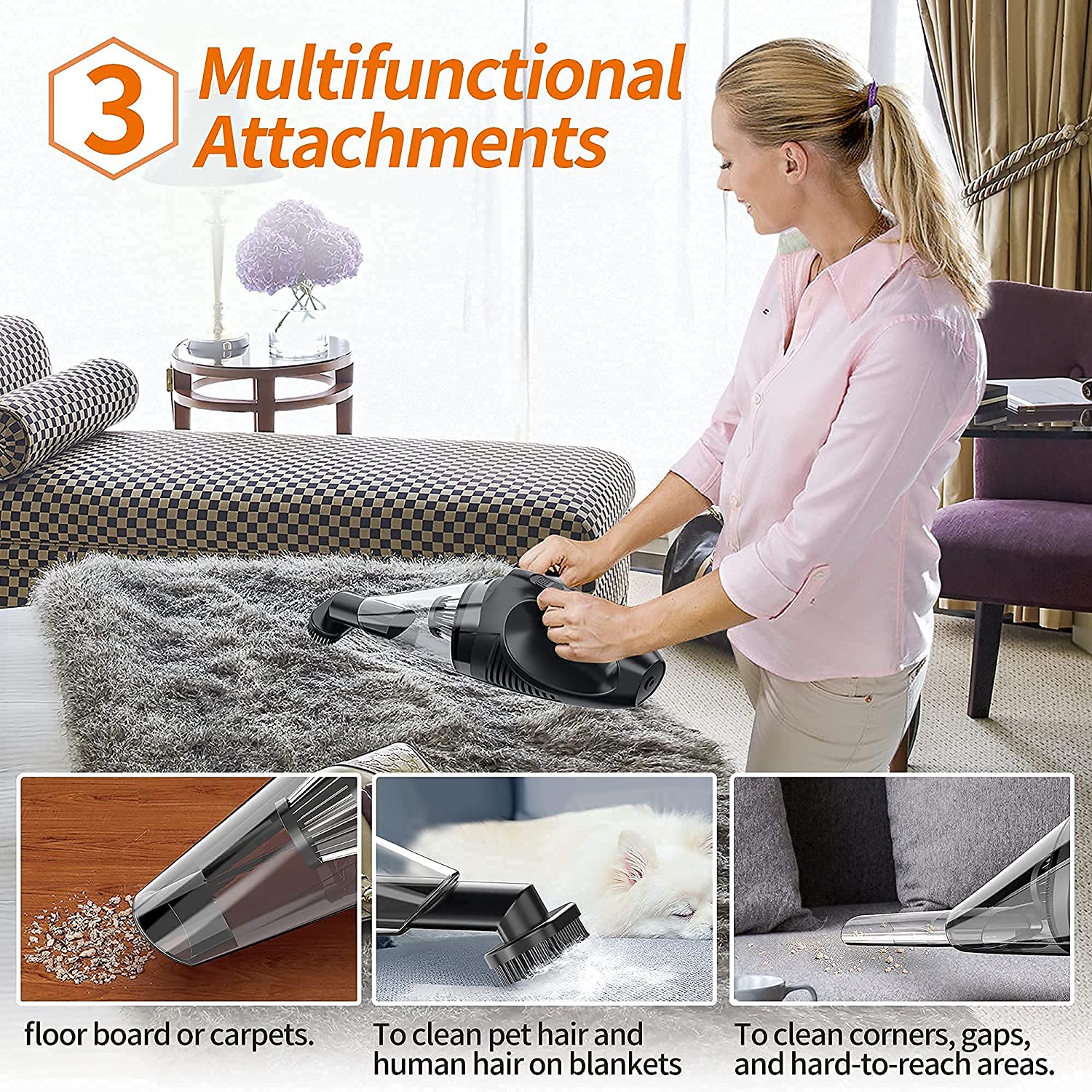 Car Vacuum Cordless, Dust Buster 