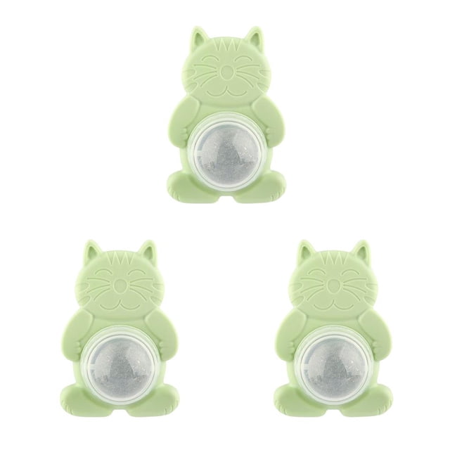Juguete de larga duración para gato Greeniant resistente a mordeduras molar realista ejercicio interactivo Verde