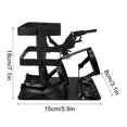 thumbnail image 7 of Metal Skull Wine Bottle Holder Steampunk Whiskey Display Stand Bar Decor Kitchen Accessory(Black), 7 of 7