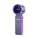 thumbnail image 1 of Ventilador de cuello portátil con pantalla LED | Ventilador personal manos libres para actividades al aire libre | Velocidad ajustable, diseño plegable, opciones en gris y blanco, 1 of 9