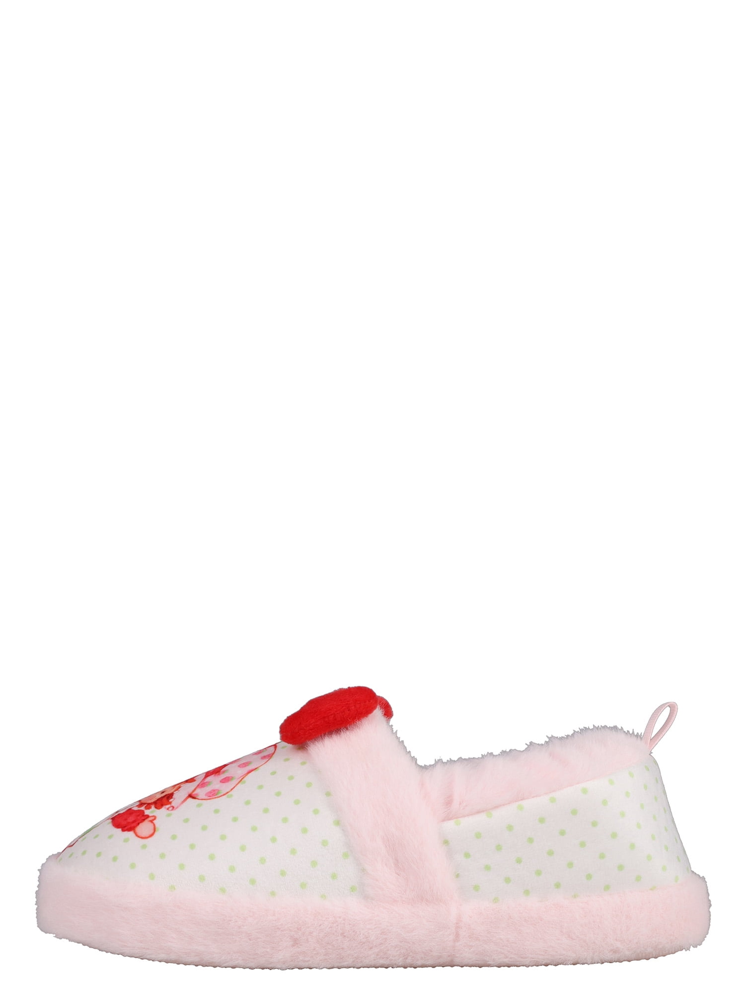 Toddler and Little Kids Strawberry Shortcake Fuzzy Slippers