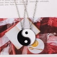 thumbnail image 5 of Simple Tai Chi Yin Yang Silver Pendant Women BFF Friendship Couple Gift, 5 of 5