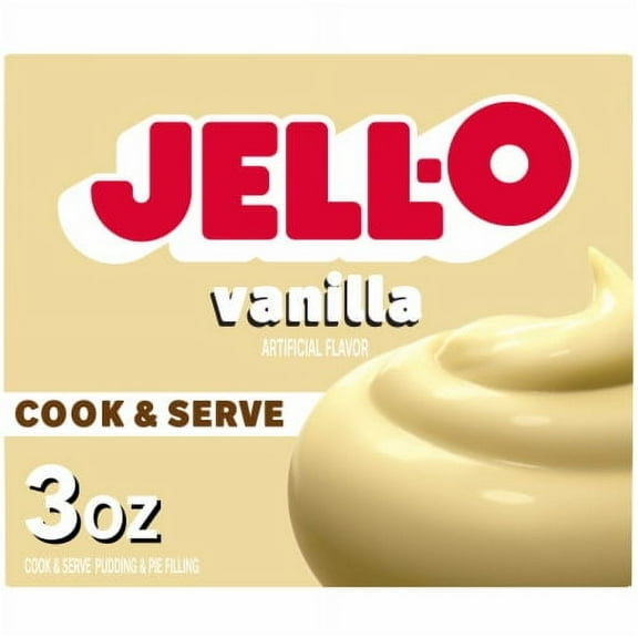 Pack of 2 - Jell-O Cook & Serve Vanilla Pudding & Pie Filling Mix 3 oz