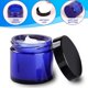 thumbnail image 3 of Frascos cosméticos BPFY de vidrio azul de 60 ml con forros y tapas, paquete de 24, 3 of 6