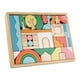 thumbnail image 1 of Juego de apilar bloques de madera, bloques de construcción, aprendizaje de colores, herramienta educativa, decoración para niños de 1 año., 1 of 7